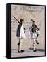 Evzons, Greek Guards, Syndagma, Parliament, Athens, Greece, Europe-Guy Thouvenin-Framed Stretched Canvas