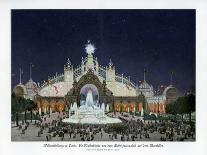 Fountains at the Palace of Electricity, Champ De Mars, Paris World Exposition 1889-Ewald Thiel-Giclee Print