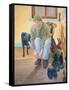 Ewan and Minnie in their Kitchen, 2006-Peter Breeden-Framed Stretched Canvas