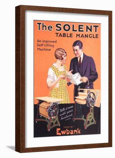 Ewbank, Washing Powder Solent Products Detergent, UK, 1920-null-Framed Giclee Print