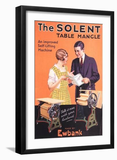 Ewbank, Washing Powder Solent Products Detergent, UK, 1920-null-Framed Giclee Print