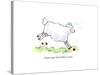 Ewe-Hope feel better-Jennifer Zsolt-Stretched Canvas