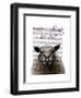 Ewe Looking at Me DeNiro Sheep-Fab Funky-Framed Art Print