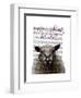 Ewe Looking at Me DeNiro Sheep-Fab Funky-Framed Art Print