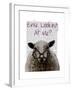 Ewe Looking at Me DeNiro Sheep-Fab Funky-Framed Art Print