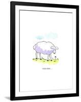 Ewe Miss-Jennifer Zsolt-Framed Giclee Print