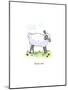 Ewe Thank-Jennifer Zsolt-Mounted Premium Giclee Print