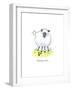 Ewe-Thinking of-Jennifer Zsolt-Framed Premium Giclee Print