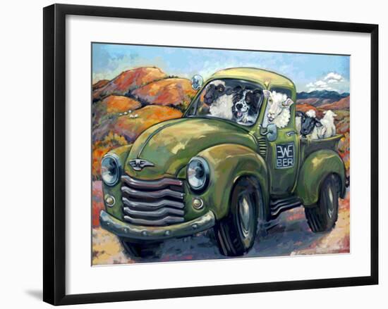 EweBer-CR Townsend-Framed Art Print