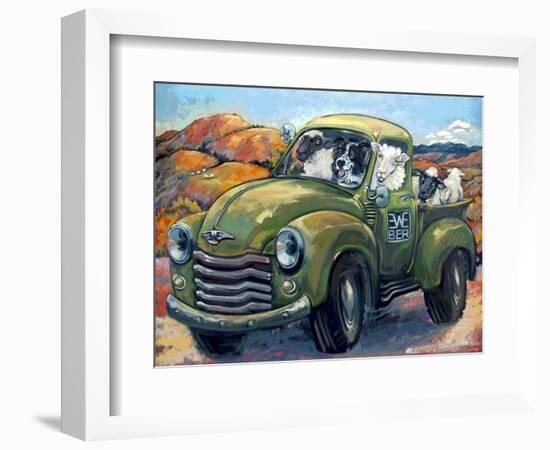 EweBer-CR Townsend-Framed Art Print