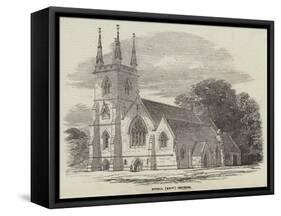 Ewell (New) Church-null-Framed Stretched Canvas