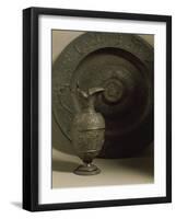 Ewer Ornamented with Figures, and Basin with Depiction of God Mars in Center-Francois Clouet-Framed Giclee Print