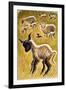 Ewes and Lambs, 1953-Isabel Alexander-Framed Premium Giclee Print