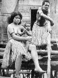 A Mother and Her Child, Papua, New Guinea, 1936-Ewing Galloway-Giclee Print