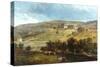 Ewood Hall From Greenfields, 1869-John Holland-Stretched Canvas