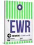 EWR Newark Luggage Tag I-NaxArt-Stretched Canvas