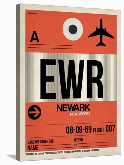 EWR Newark Luggage Tag I-NaxArt-Stretched Canvas