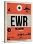 EWR Newark Luggage Tag I-NaxArt-Stretched Canvas