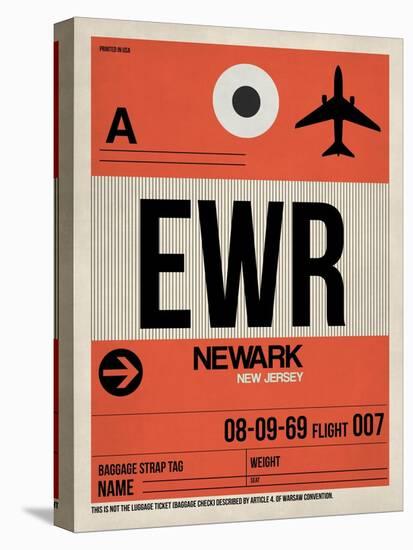 EWR Newark Luggage Tag I-NaxArt-Stretched Canvas