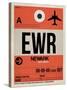 EWR Newark Luggage Tag I-NaxArt-Stretched Canvas