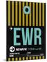 EWR Newark Luggage Tag II-NaxArt-Mounted Art Print