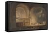 Ewynny Priory (W/C on Paper)-Joseph Mallord William Turner-Framed Stretched Canvas
