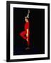 Ex-American Ballet Director Mikhail Baryshnikov Practicing Moves from Merce Cunningham's "Signals"-Ted Thai-Framed Premium Photographic Print