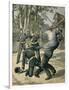 Ex-Con Boissin Resists Arrest and Is Shot by Gendarmes, 1892-null-Framed Art Print