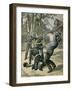 Ex-Con Boissin Resists Arrest and Is Shot by Gendarmes, 1892-null-Framed Art Print