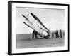 Ex King of Siam's Flying Act at Heslon, May 1936-null-Framed Photographic Print