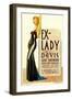 Ex-Lady, Bette Davis on midget window card, 1933-null-Framed Art Print