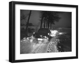 Ex-President Dwight Eisenhower Going Home after President John F. Kennedy's Inauguration Ceremony-Ed Clark-Framed Photographic Print