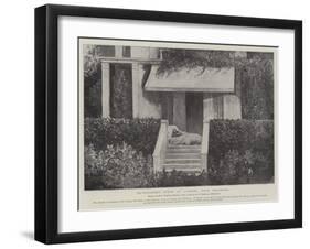 Ex-President Steyn at Clarens, Near Montreux-Henry Charles Seppings Wright-Framed Giclee Print