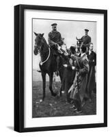 Ex-Service Men and the King, Review of 20,000 Silver Badge Men in Hyde Park, London, 1935-null-Framed Giclee Print