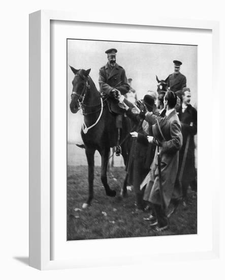 Ex-Service Men and the King, Review of 20,000 Silver Badge Men in Hyde Park, London, 1935-null-Framed Giclee Print