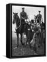 Ex-Service Men and the King, Review of 20,000 Silver Badge Men in Hyde Park, London, 1935-null-Framed Stretched Canvas