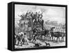 Ex-Slaves Parading with Liberation Manifestos, American Civil War, 1861-1865-null-Framed Stretched Canvas