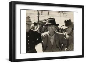 Ex-Tenant Farmer on Relief Grant-Dorothea Lange-Framed Art Print