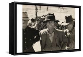 Ex-Tenant Farmer on Relief Grant-Dorothea Lange-Framed Stretched Canvas