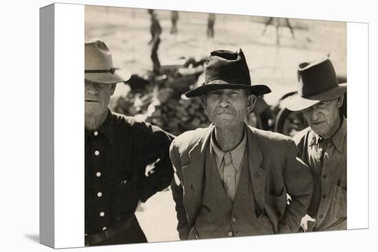 Ex-Tenant Farmer on Relief Grant-Dorothea Lange-Stretched Canvas
