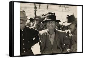 Ex-Tenant Farmer on Relief Grant-Dorothea Lange-Framed Stretched Canvas