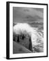 Ex US Destroyer Reaching Open Sea Where Atlantic Took on Its Normal Winter Grayness-Hans Wild-Framed Photographic Print