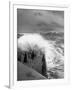 Ex US Destroyer Reaching Open Sea Where Atlantic Took on Its Normal Winter Grayness-Hans Wild-Framed Photographic Print