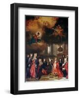 Ex-Voto, 1696-Nicolas de Largilliere-Framed Giclee Print