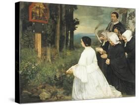 Ex-Voto, 1860-Alphonse Legros-Stretched Canvas