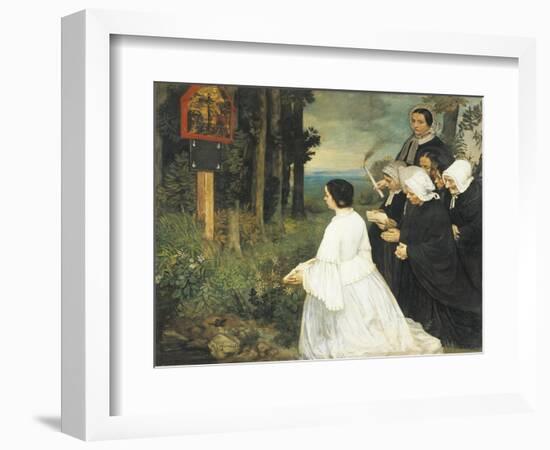 Ex-Voto, 1860-Alphonse Legros-Framed Giclee Print