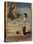 Ex-Voto Depicting Madonna and Child with Man on His Knees Praying, Abbey of St Maria Del Monte-null-Stretched Canvas