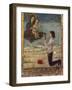 Ex-Voto Depicting Madonna and Child with Man on His Knees Praying, Abbey of St Maria Del Monte-null-Framed Giclee Print