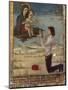 Ex-Voto Depicting Madonna and Child with Man on His Knees Praying, Abbey of St Maria Del Monte-null-Mounted Giclee Print