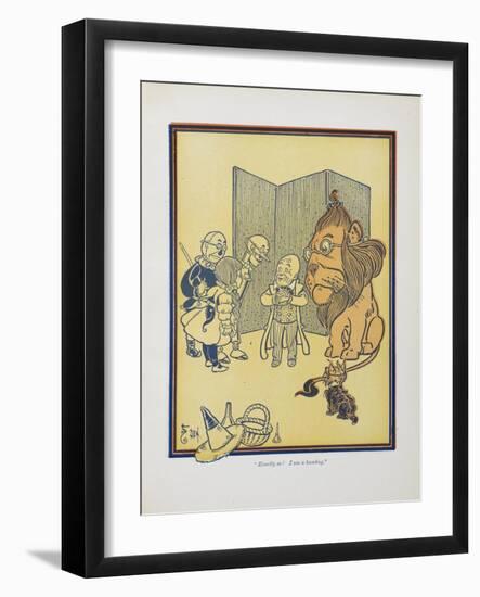 "Exactly So ? I Am a Humbug."-William Denslow-Framed Giclee Print